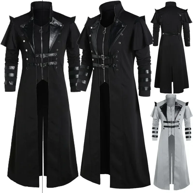 Vintage Fashion Stores - Fantasia Masculina Vintage Halloween Medieval Steampunk