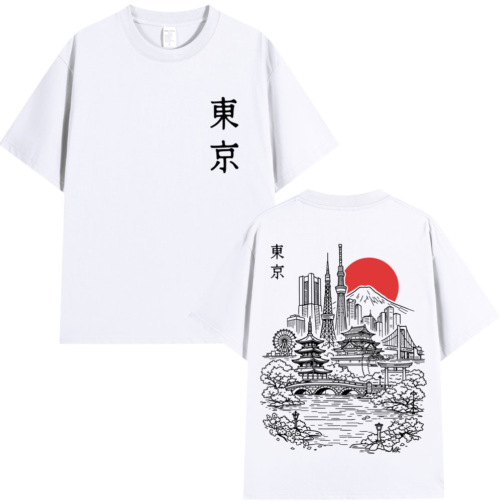 Vintage Fashion Tokyo - Camiseta Gráfica de Viagem Estilo Tóquio