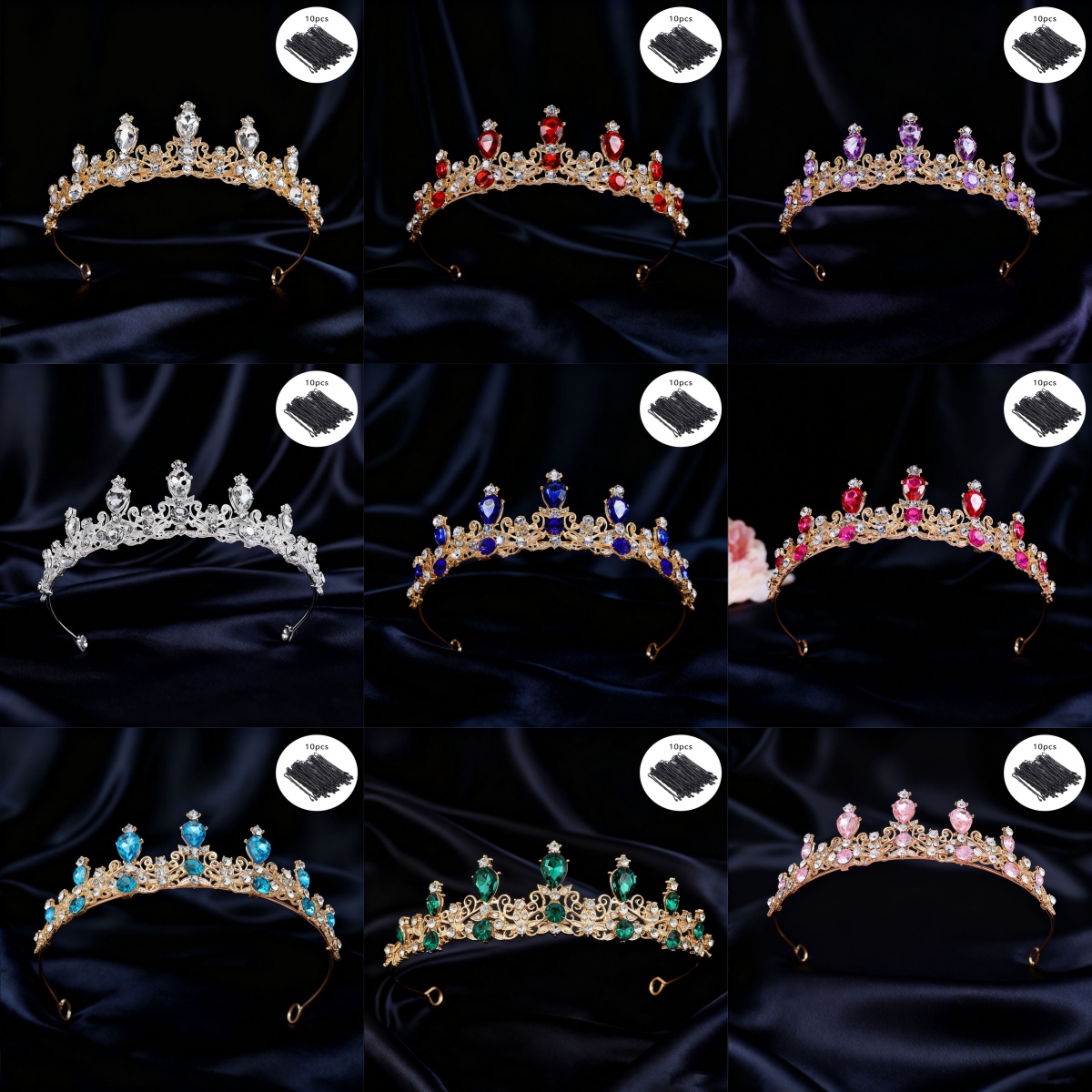 Vintage Fashion Women - Tiara de Noiva Vintage com Strass