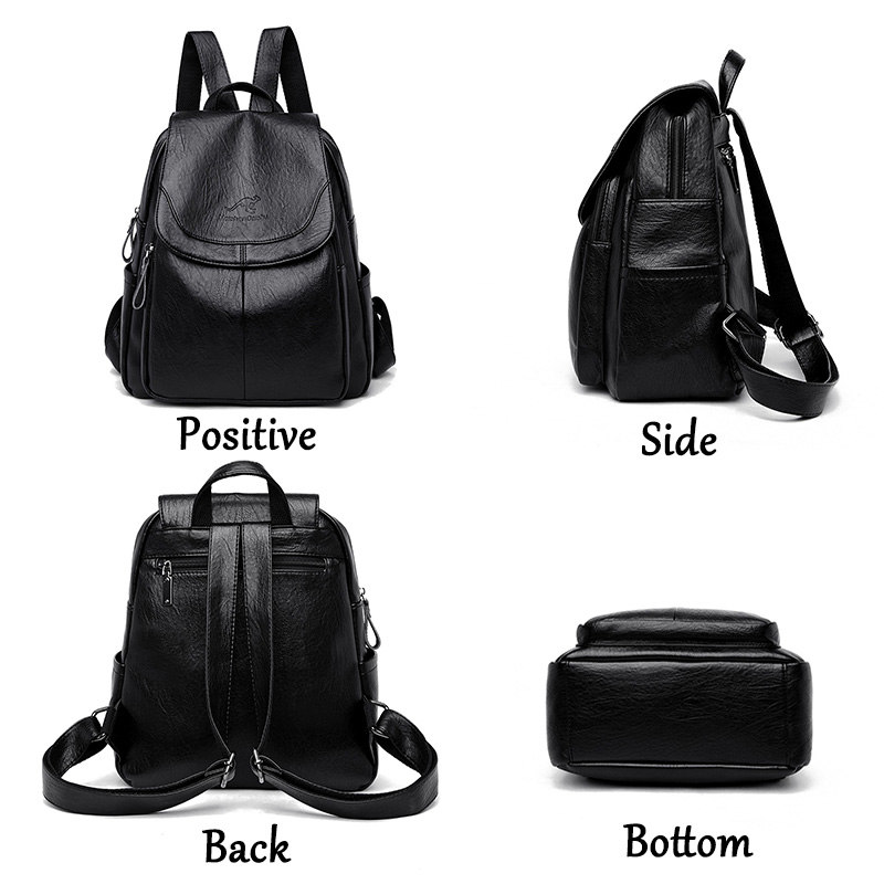 Vintage Fashion Boutique - Mochila Vintage de Couro Macio para