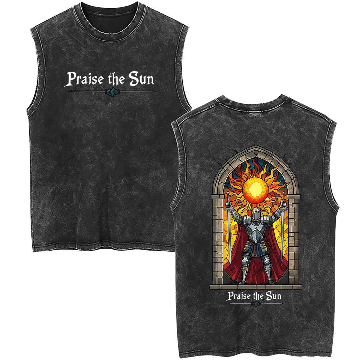 Vintage Fashion Game - Camisetas Vintage Sem Mangas Game Dark