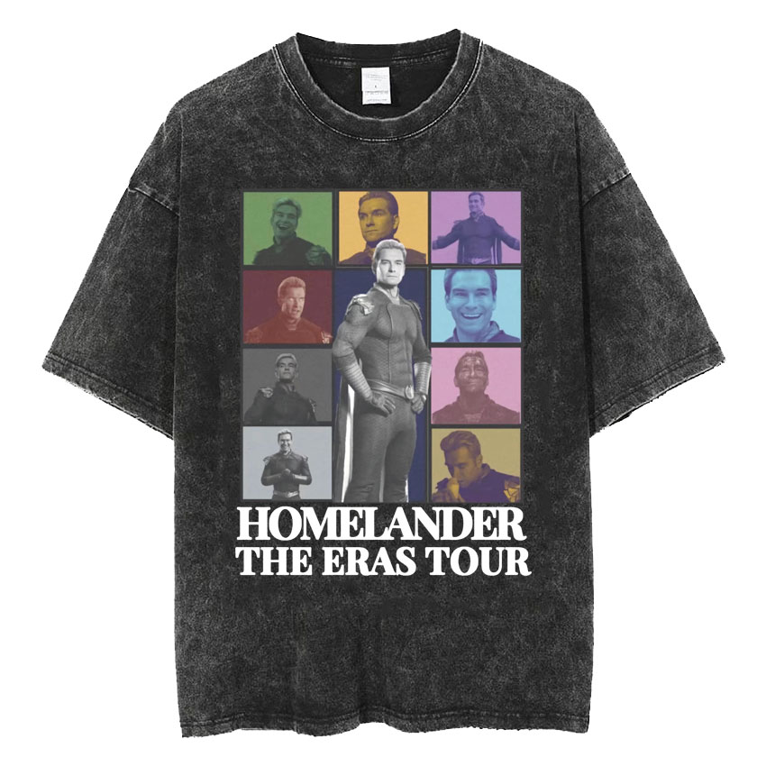 Vintage Fashion Eras - Unisex clássico lavado t-shirt, vintage gráfico