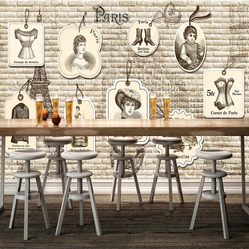 Vintage Fashion Photos - Papel de Parede Fotográfico 3D com