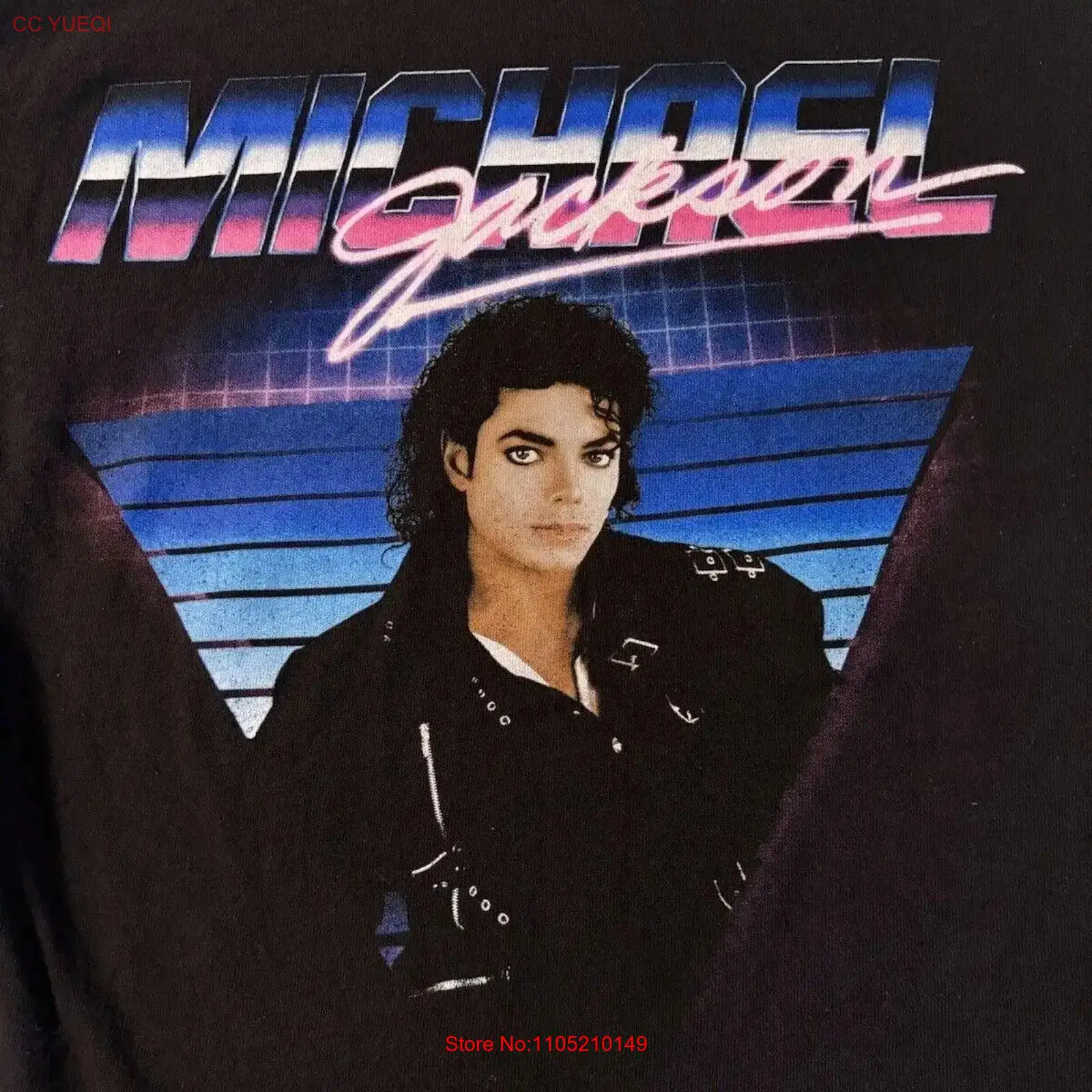 Vintage Fashion Eras - Michael jackson má era t camisa
