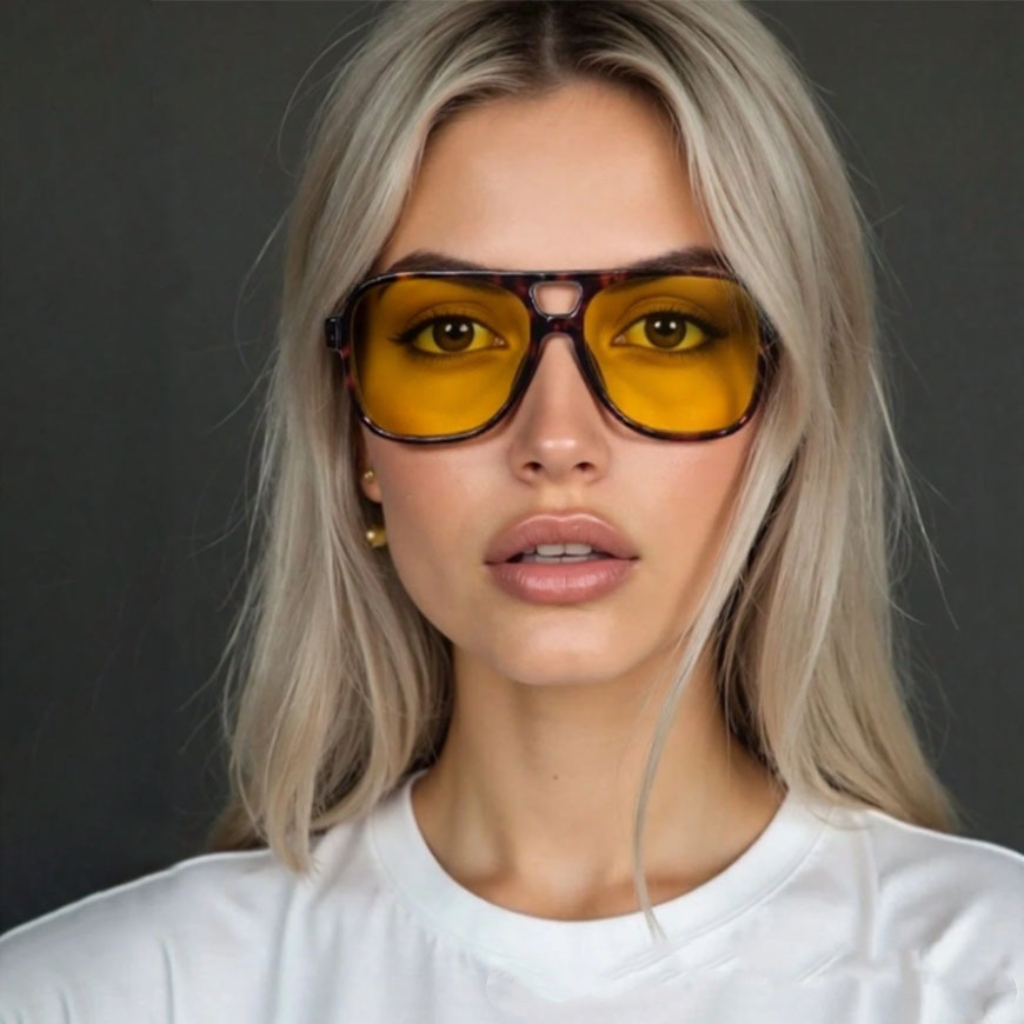 Vintage Fashion Aesthetic - Novos Óculos de Sol Clássicos Vintage