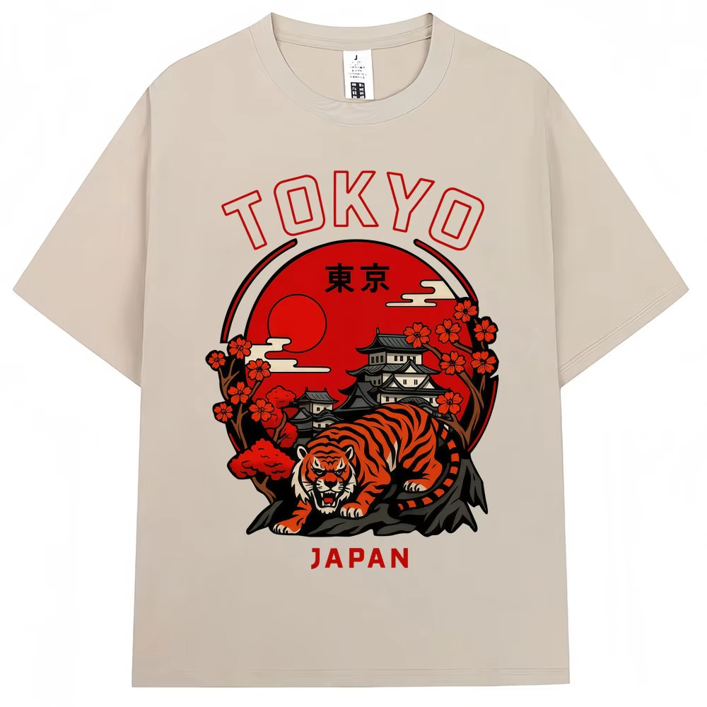 Vintage Fashion Tokyo - Camiseta gráfica estilo japonês Tokyo Tiger