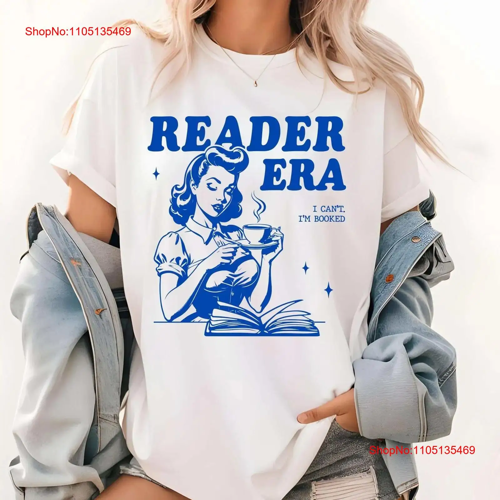 Vintage Fashion Eras - Leitor era t camisa amante do