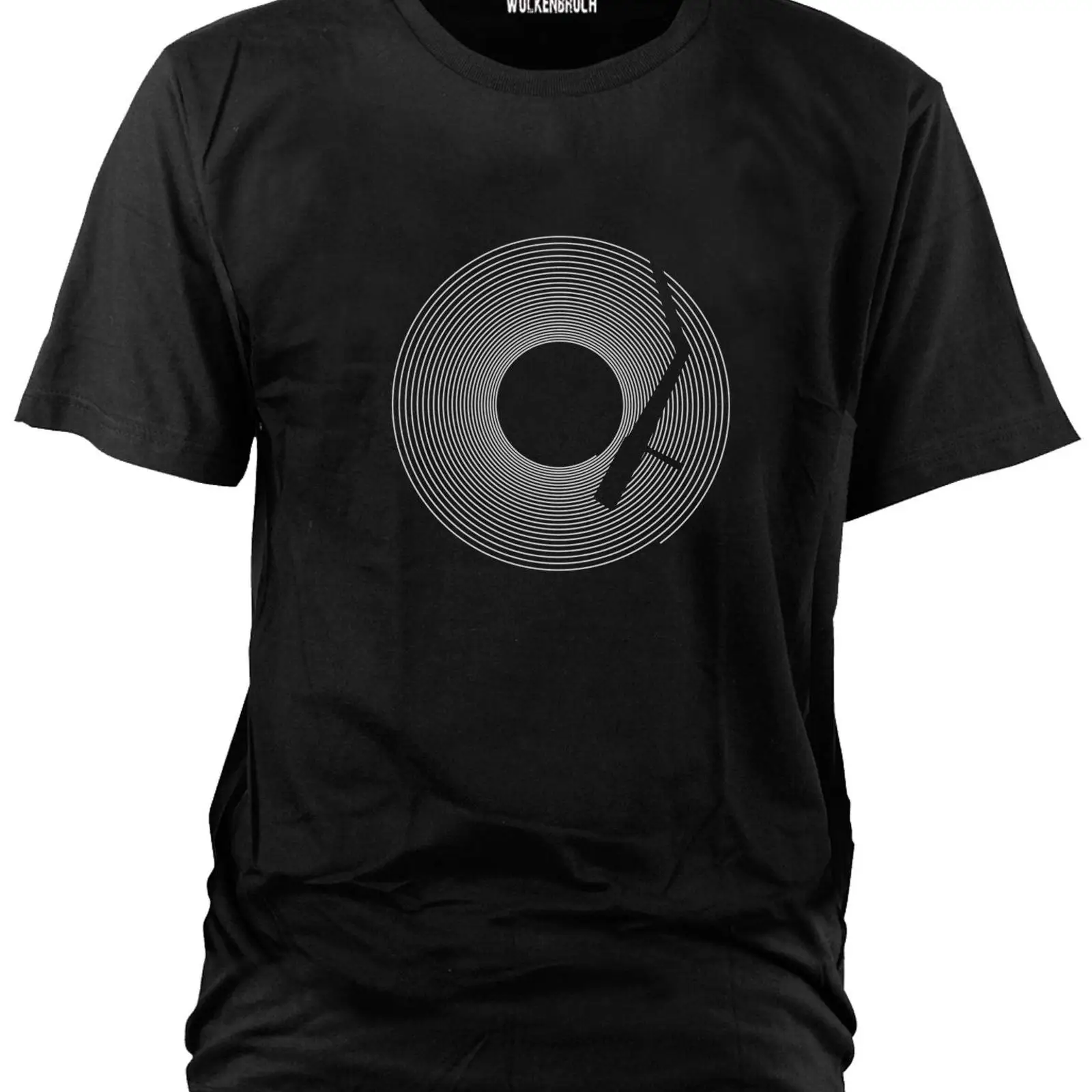 Vintage Fashion Ads - Camiseta Wolkenbruch Patrocinada, Estampa DJ Vinil