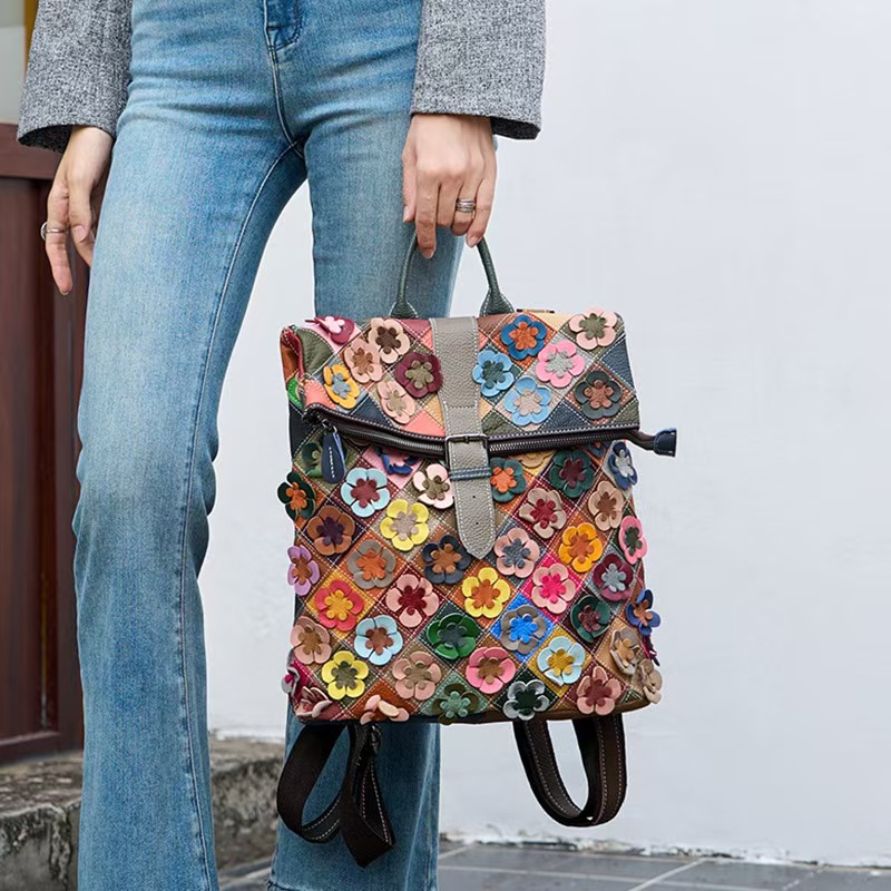 Mochila Vintage Feminina em Co - Vintage Fashion Women avaliação e preço