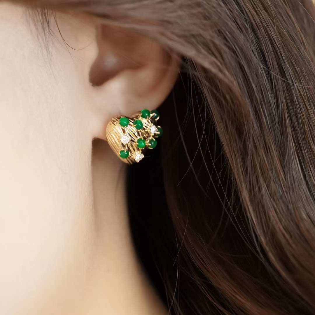 Retro14k ouro preenchido esmer - Vintage Fashion Eras avaliação e preço