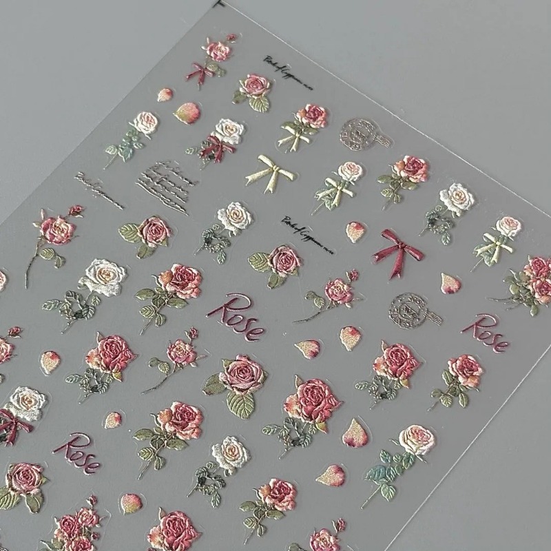 5 pçs ins retro rosa adesivo a - Vintage Fashion Magazine avaliação e preço