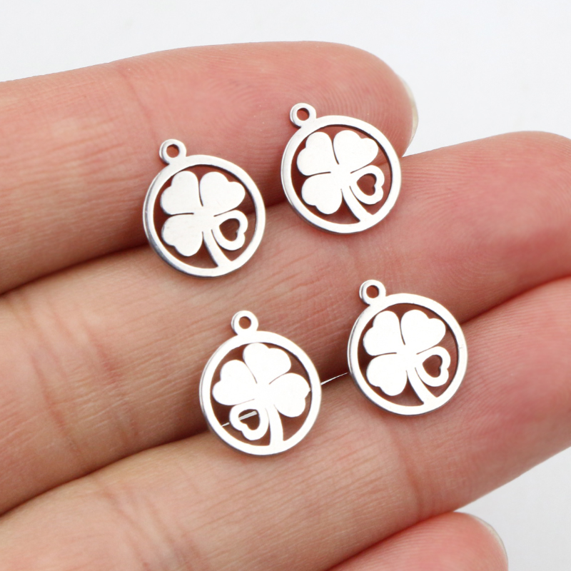 30 peças 12x10mm encantos de a - Vintage Fashion Stores avaliação e preço