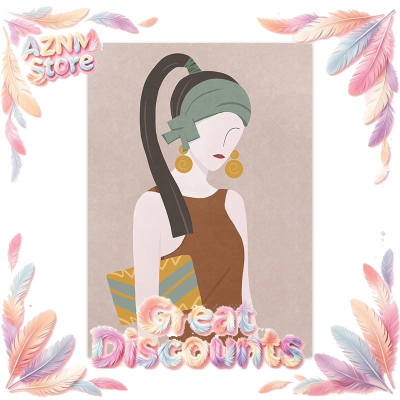 Pôster de Arte de Parede Abstr - Vintage Fashion Prints For Wall avaliação e preço