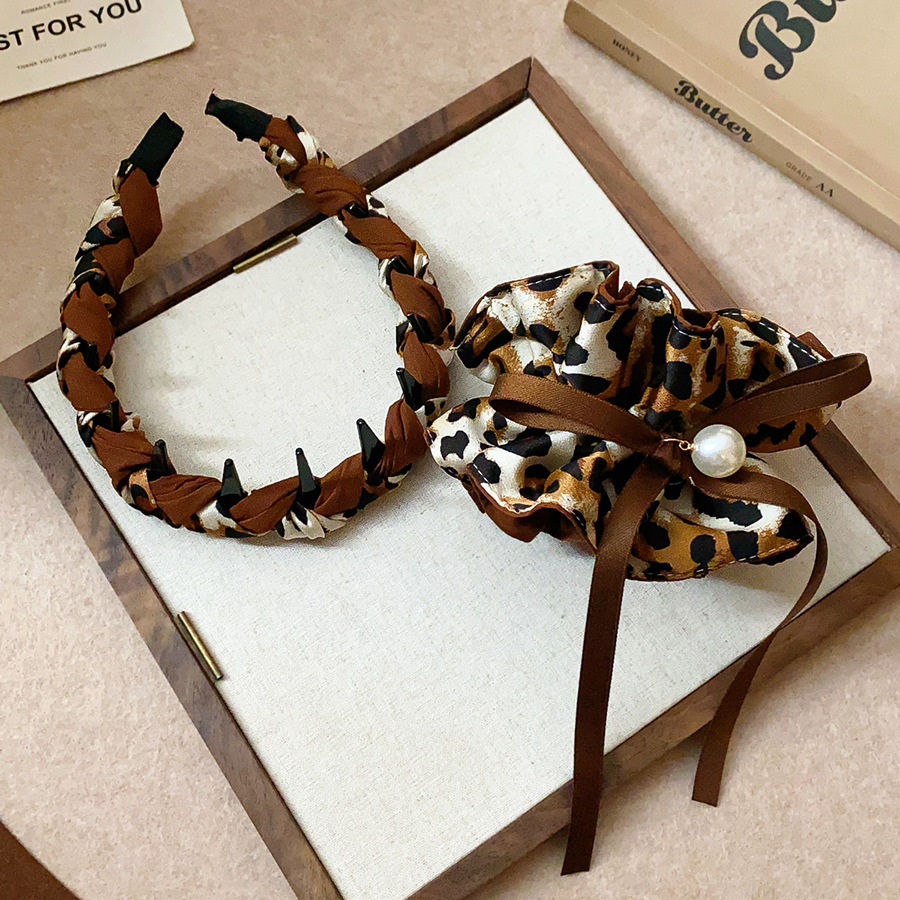 Vintage leopardo impressão ban - Vintage Fashion Boutique avaliação e preço