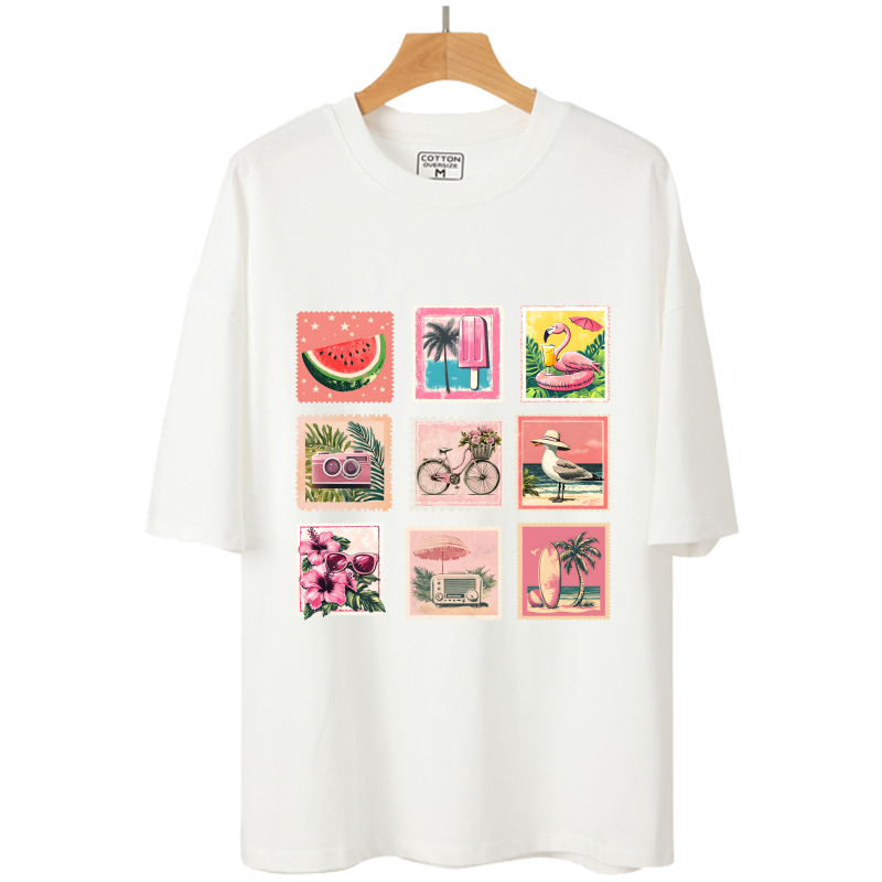 7cm rosa retro selo transferên - Vintage Fashion Magazine avaliação e preço