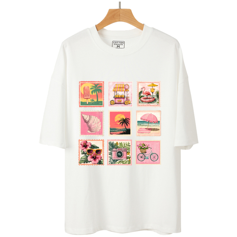 7cm rosa retro selo transferên - Vintage Fashion Magazine avaliação e preço