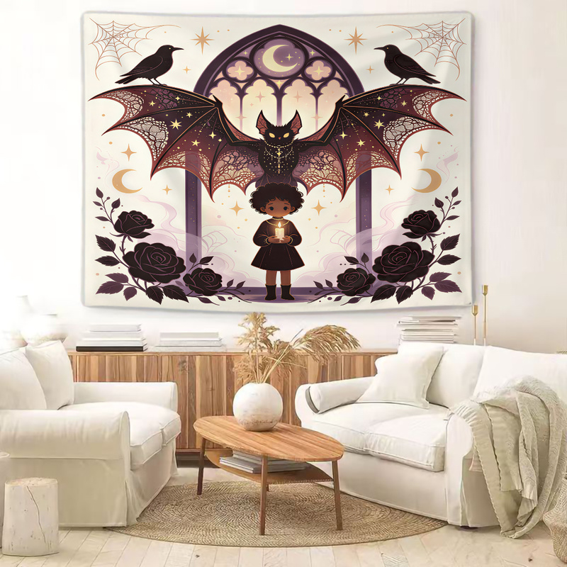 Tapeçaria estampada com pingui - Vintage Fashion Prints For Wall avaliação e preço
