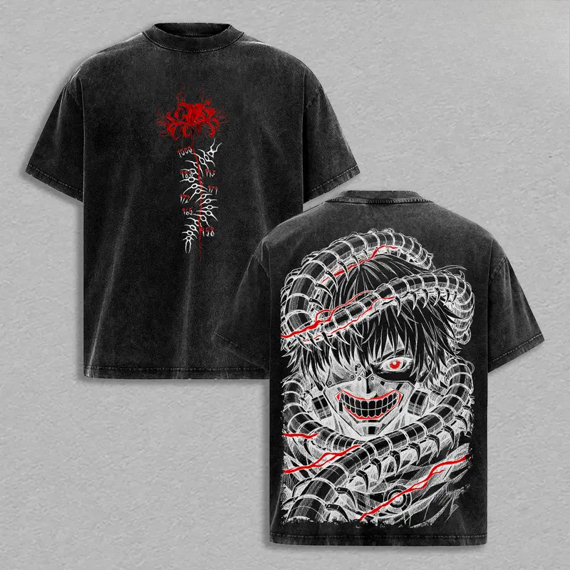 Camiseta Retrô Manga Kaneki Ke - Vintage Fashion Tokyo avaliação e preço
